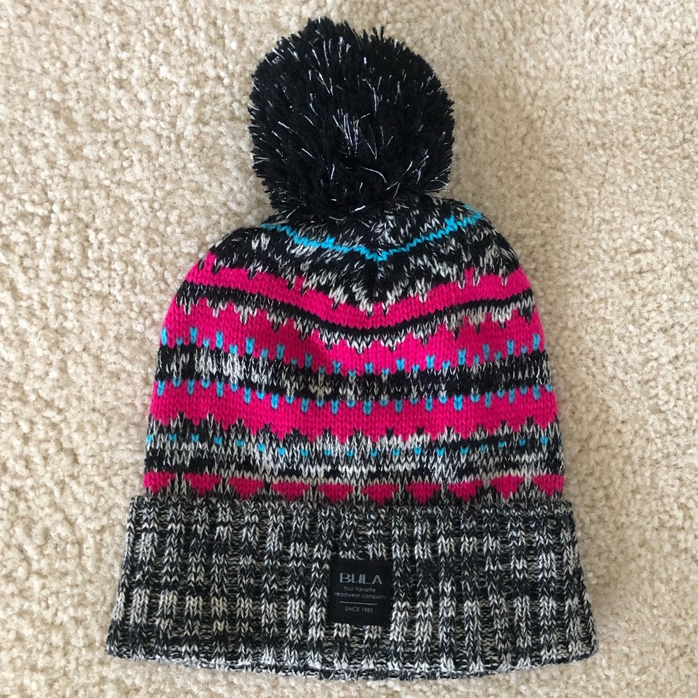 Bula Knit Hat with Pom Pom